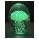 Jellyfish Paperweight (glows in black light)
