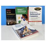 4 Text Books - Business, Math, Anthropology,