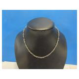 Silvertone Metal Chain Link Watch Chain 14 ' Long