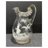 Mary Gregory Style Pitcher