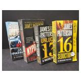 4 James Patterson Soft Cover Novels