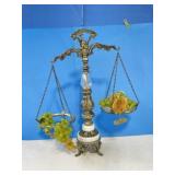 Scales of Justice Marked Fine Marble Base - has