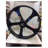 electric bike wheel, motor in hub, 22 1/2 across