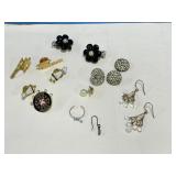 Assorted Pins & Earrings