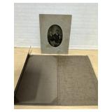 Antique Tin Photo in Card