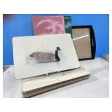 Cork Placemats, Plastic Placemats, Tray and