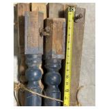 7 Assorted Vintage Table Legs