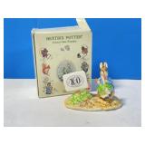 Peter Rabbit 100 Anniversary Thimble Figurine -
