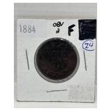 1884H Canadian One Cent