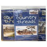 3 Country Threads Cross Stitch Kits