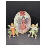 3pcs of Flower Fairies Collector Items
