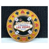 1 oz Copper Round - Welcome to Las Vegas Coloured