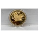 2017 JFK 29th May 1917 100yrs Goldtone Token