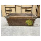 Antique Banana Box - Metal & Wood -