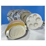 Microwave Cookware, Ceramic & Plastic Trays