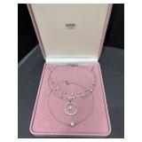 3 Silver-toned Necklaces