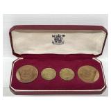 1966 Jersey Mint Coins - 2x 5 Schilling coins