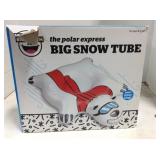 polar express big snow tube, over 4 feet long