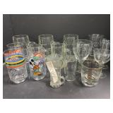 Mickey Mouse Collector Glasses and Assorted