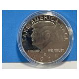 President Trump Silver-tone 2024 Take America