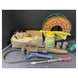 Flood Light, Garden Sprayer, Storage Reel,