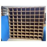 Vintage Office Pigeon Hole Shelf Unit