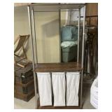 Laundry Station - Bar for Hanging and 3 Sections