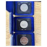 1971, 72, 73 Canadian Cased Nickel Dollars