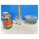 2 Trays, Misc. Serving Plates Clear Plates,