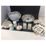 Tray Of China Dishes, Including Nippon And