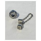 Pandora Sterling 925 Silver ' Daisy ' Safety Chain
