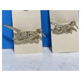 2 Roadrunner Brooches