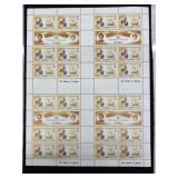 Stamps - Charles & Diana - MNH Gutter Sheet