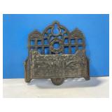 Vintage Cast Iron Match Safe
