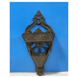 Vintage Cast Iron Match Safe