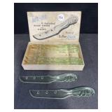 Vintage Lucite Serving Knives