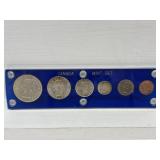 1957 Canadian Year Set in Plastic Holder