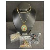 Misc. Jewelry - Mosaic Necklace, 3pcs Mother of