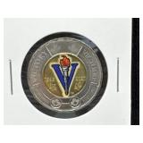 2020 Victory Coloured Toonie - removed from mint
