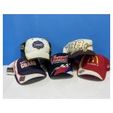 5 NASCAR Hats