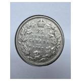 1902 (F) Canadian Silver 25 Cent