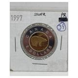 1997 Canadian $2 Silver Proof