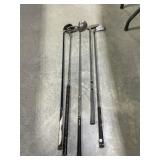 5 Golf Clubs - Right & Left Handed