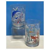 2 Disney World 25th Anniversary Collector Glasses