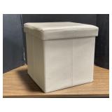 Square Footstool with Storage