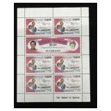 Stamps - Charles & Diana - MNH Royal Wedding Sheet