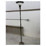 71 ' Victorian Style Floor Lamp - Metal with Glass