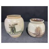 2 Pottery Vases