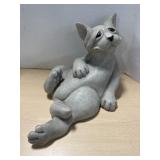 Resin Lounging Cat Statue - Quarry Critters