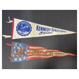 2 American Pennant's - NASA Kennedy Space Center